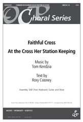 Faithful Cross SAB choral sheet music cover